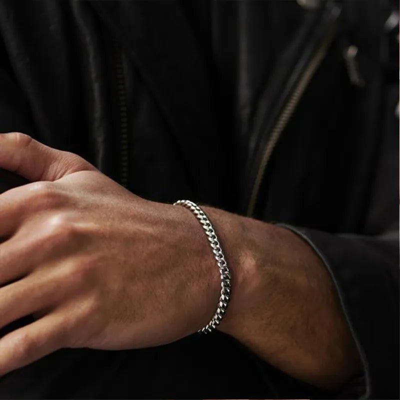 Pulseira Prata Masculina