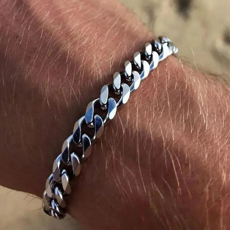 Pulseira Prata Masculina